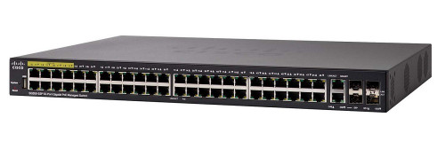 Upgrade your network infrastructure with the  Cisco SG350-52P-K9-NA Switch at NetGenetics. Featuring 48x 1GB PoE+ RJ-45 ports, 2x 1GB Combo ports, and 2x 1GB SFP ports, this switch delivers high-performance connectivity for your business needs. Empower your network with Cisco's trusted technology. Explore advanced features and shop now at www.netgenetics.com.