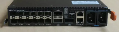 Dell S4112F-ON-RA EMC S-Series 12x 10GB SFP+ 3x 100GB QSFP28 B-F Air OS10 Switch
