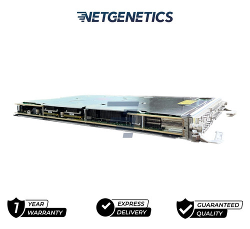 The Cisco ASR 9900 Series 32-port 100 Gigabit Ethernet Line Card delivers industry-leading high density, with line-rate 100 Gigabit Ethernet ports, to any slot of a Cisco ASR 9900 Series Aggregation Services Router. These high-capacity line cards are designed to remove bandwidth bottlenecks in the network that are caused by a large increase in Video-on-Demand (VoD), IPTV, point-to-point video, Internet video, and cloud services traffic. A single 100 Gigabit Ethernet port can now replace large 10 Gigabit Ethernet link aggregation bundles to simplify network operations. Based on QSFP technology, this line card has flexible interfaces that support 100 Gigabit Ethernet, 40 Gigabit Ethernet, 50 Gigabit Ethernet, 25 Gigabit Ethernet and 10 Gigabit Ethernet modes, so it gives customers the flexibility to mix and match interface types on the same line card.