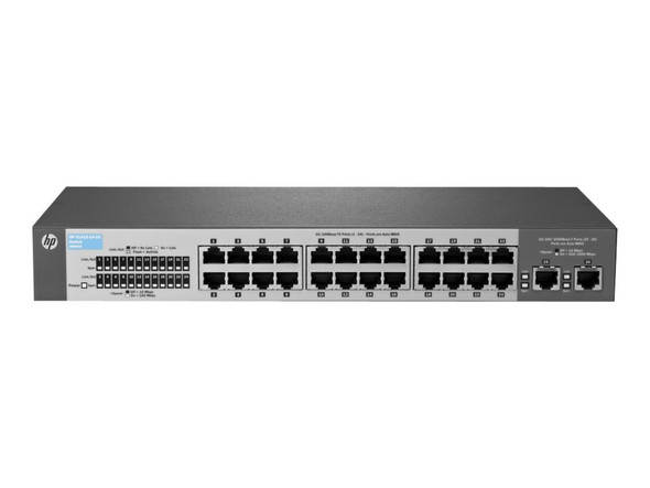 HP J9664A 1410 Series HPE 1410-24-2G 24-Port Fast Ethernet 2-Port Gigabit Switch