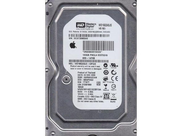 Apple WD1602ABJS-43P5A0 Xserve 160 GB HDD Hard Drive