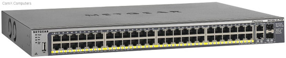 Netgear M4100-50-POE FSM7250P ProSafe 48-Port FE 2-Port Gigabit PoE Switch