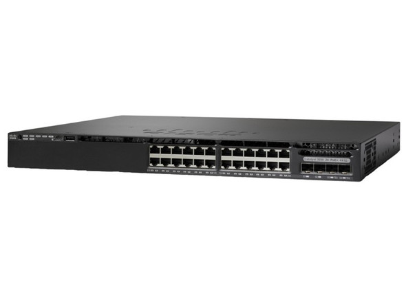 Cisco WS-C3650-24PD-E 24 Port POE+ SFP+ Gigabit Catalyst Switch