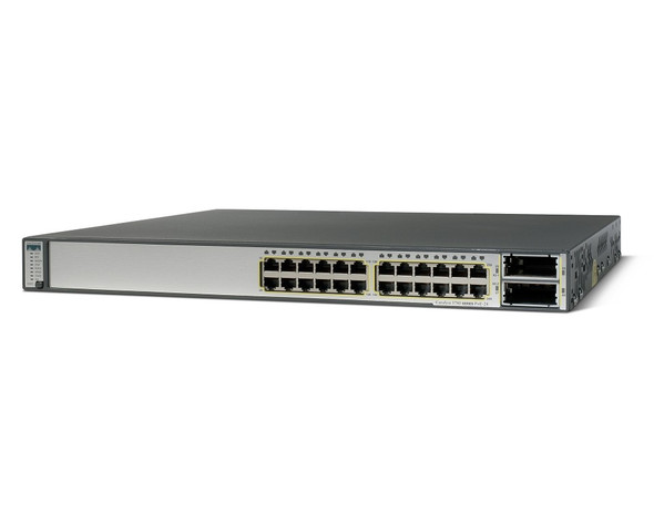 Cisco WS-C3750E-24TD-S 24 Port Gigabit Stackable Switch