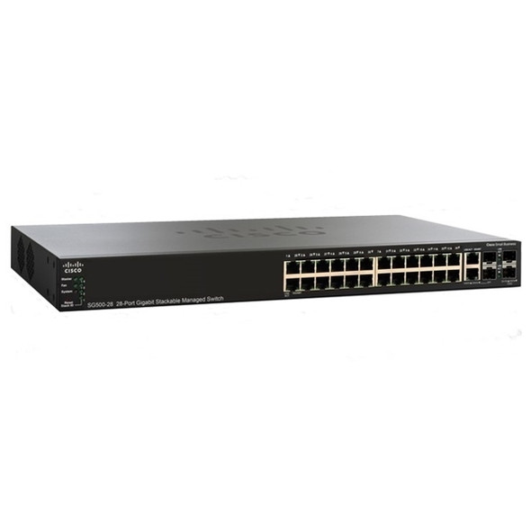 Cisco SG350-28P-K9 Small Business 350 24x 1GB PoE RJ-45 2x 1GB Combo Switch