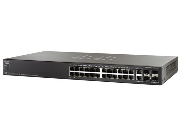 NEW Cisco SG500X-24P-K9 500 Small Business 24-Port GE PoE+ 4-Port SFP+ Switch