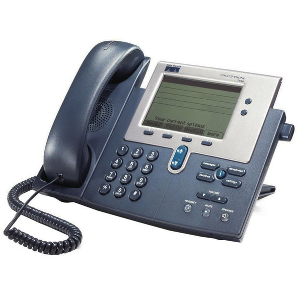 Explore superior communication with the Cisco CP-7940G 7940 Series VOIP IP Phone, Grade A - CLEAN, available at www.netgenetics.com. Elevate your business connectivity with this high-quality, refurbished Cisco phone for crystal-clear voice communication.