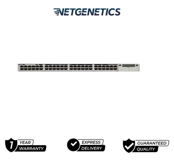 Cisco C9300-48T-E Switch is a 48-port Multi Gigabit Ethernet and UPoE, network advantage switch of 9300 series. It is an advanced stackable switching platform and built for security, IoT, and the cloud.

Cisco C9300-48T-E Switch is a 48-port Multi Gigabit Ethernet and UPoE, network advantage switch of 9300 series. It is an advanced stackable switching platform and built for security, IoT, and the cloud. This switch is ready for the future, with advanced architecture and more memory, enabling them to host containers and run third-party applications and scripts natively.