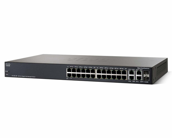 New Cisco SG300-28P 300 Series SRW2024P-K9 24 Port Gigabit PoE Switch