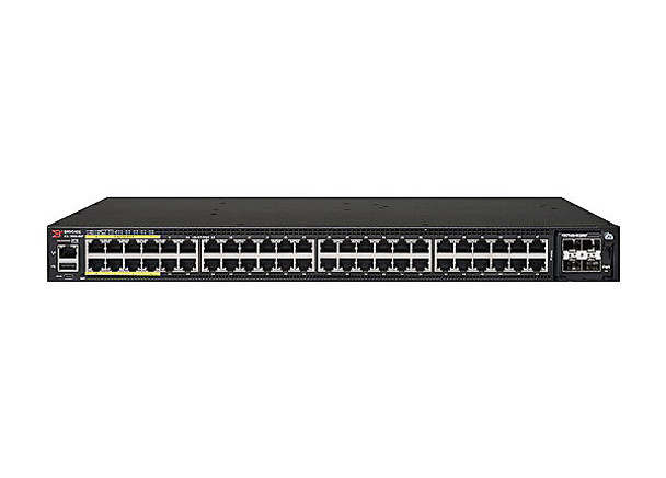 The Brocade® ICX® 7450 Switch redefines the economics of enterprise networking by providing unprecedented capabilities, flexibility, data security, and performance in a stackable form factor. It delivers the capabilities of a chassis with the flexibility and cost-effectiveness of a stackable switch.