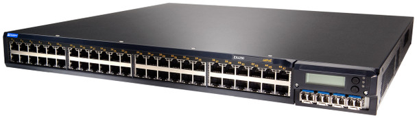 The EX4200 Ethernet Switch is a compact, fixed-configuration solution that deploys easily in campus installations, as well as in 1 Gigabit Ethernet (1GbE) access environments in the data center. EX4200 brings flexible, scalable, high-performance switching to campuses and data center top-of-rack deployments, combining the availability and reliability of modular solutions with the flexibility of stackable switches.