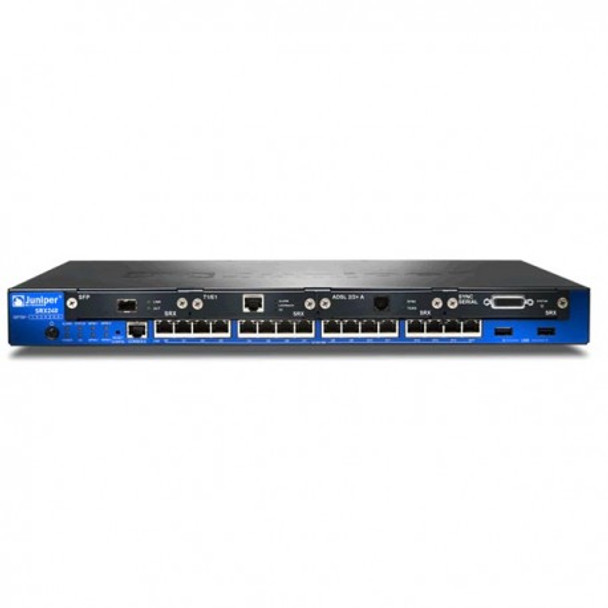 Juniper SRX240H-POE SRX Series SRX240 16-Port Gigabit PoE Services Gateway