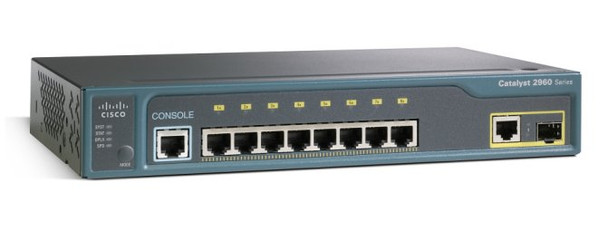 NEW Cisco WS-C2960-8TC-L 2960 Series 8-Port Fast Ethernet 1-Port SFP Switch