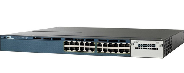 Cisco WS-C3560X-24P-E Standalone 24 10/100/1000 Ethernet PoE+ Ports Switch