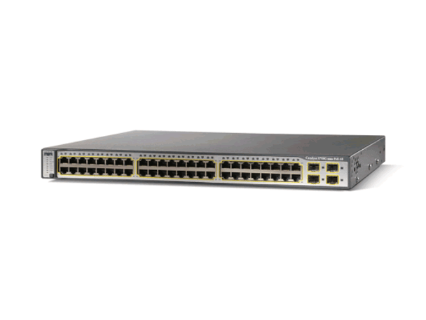 Cisco WS-C3750G-48PS-E Catalyst 3750G 48x 1GB PoE RJ-45 4x 1GB SFP Switch