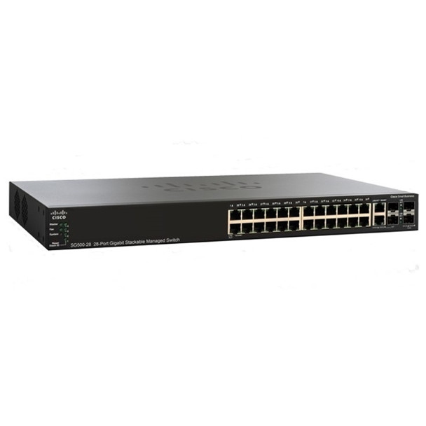 Cisco SG350-28-K9 Small Business 350 Series 26-Port Gigabit 2-Port SFP Switch