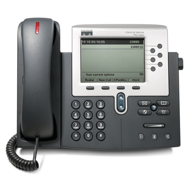 Discover the Cisco CP-7960G, a reliable IP phone from the 7960 Series, available at NetGenetics. Elevate your communication with this feature-rich Cisco device, offering superior voice quality and advanced functionality. Explore our listing for seamless integration and enhanced connectivity.