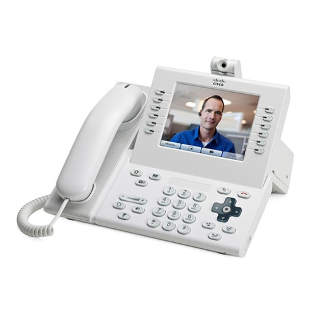 Cisco CP-9971-W-K9 Arctic White IP VOIP Phone w/Standard Handset