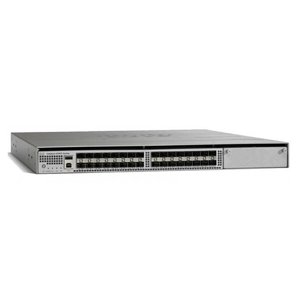 Cisco® Catalyst® 4500-X Series Switch is a fixed aggregation switch that delivers best-in-class scalability, simplified network virtualization, and integrated network services for space-constrained environments in campus networks.