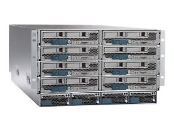 Cisco UCSB-5108-AC2 UCS 5108 Blade Server 4x PSU 8x Fans 2x FEX