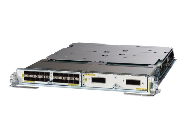 CISCO A9K-MOD200-SE 200G ASR 9000 MODULAR LINE CARD
The Cisco A9K-MOD200-SE Line Card provides customers with a highly flexible solution. It supports multiple combinations of Ethernet ports, and gives network operators the flexibility to choose the ideal port density, speed, and optic based on their network requirements.

The Cisco A9K-MOD200-SE 200G Service Edge modular line card allows for the flexible expansion of Cisco ASR 9000 series routers by providing two slots for ASR 9000 MPA cards. The A9K-MOD200 expansion card provides support for MPA totaling up to 200G of bandwidth in a variety of interface combinations.

For example, the A9K-MOD200 can support two 1-port 100G Ethernet adapters, a single 2-port 100 Gigabit Ethernet MPA, or a single 20-port 10G Ethernet modular port adapter.

The Service Edge optimized variant of the A9K-MOD200 (part number A9K-MOD200-SE) is optimized for customer deployments requiring advanced QoS capabilities. For applications requiring more basic QoS, the A9K-MOD200-TR transport optimized linecard is also available. Both of these card types also come in 400G editions, which can help increase bandwidth and port density when the requirements of your install call for more than 200G per slot.