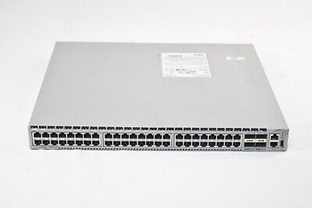 The Arista DCS-7050TX-64-R is a member of the Arista 7050TX Series of high end network switching products. The 7050TX Series are purpose built 10/40GbE data center products in highly energy efficient and compact form factors with wire speed layer 2 and 3 features.

Arista DCS-7050TX-64-R: Arista 7050X, 48xRJ45 (1/10GBASE-T) & 4xQSFP+ switch, rear-to-front airflow and dual AC power supplies