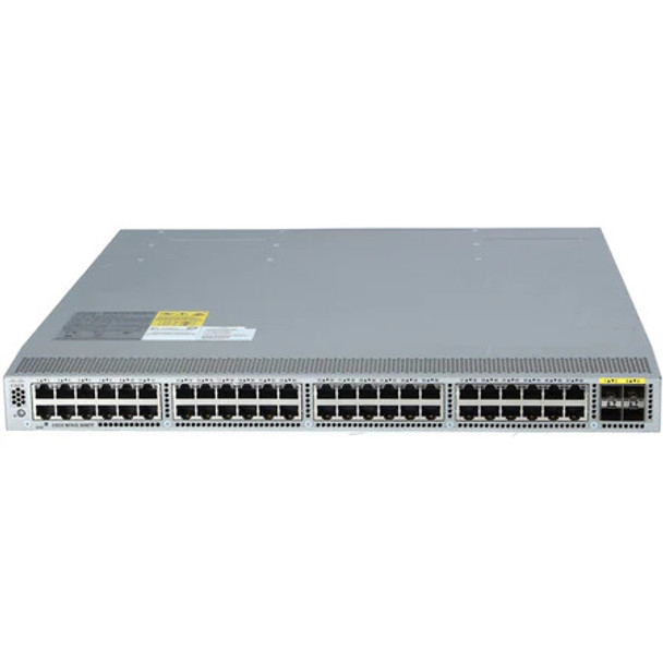 Cisco N3K-C3048TP-1GE is one of the Cisco Nexus 3048 switches. Cisco Nexus 3048 Switch is a line-rate Gigabit Ethernet top-of-rack (ToR) switch and is part of the Cisco Nexus 3000 Series Switches portfolio. Cisco Nexus 3048, provides compact one-rack-unit (1RU) form factor and integrated Layer 2 and 3 switching, Cisco NX‑OS Software operating system, and supports both forward and reversed airflow schemes with AC and DC power inputs.

The Cisco Nexus 3048 Switch is a line-rate Gigabit Ethernet top-of-rack (ToR) switch and is part of the Cisco Nexus 3000 Series Switches portfolio. The Cisco Nexus 3048, with its compact one-rack-unit (1RU) form factor and integrated Layer 2 and 3 switching, complements the existing Cisco Nexus family of switches. This switch runs the industry-leading Cisco NX-OS Software operating system, providing customers with robust features and functions that are deployed in thousands of data centers worldwide. The Cisco Nexus 3048 is ideal for Big-Data customers that require a Gigabit Ethernet ToR switch with local switching that connects transparently to upstream Cisco Nexus switches, providing an end-to-end Cisco Nexus fabric in their data centers.