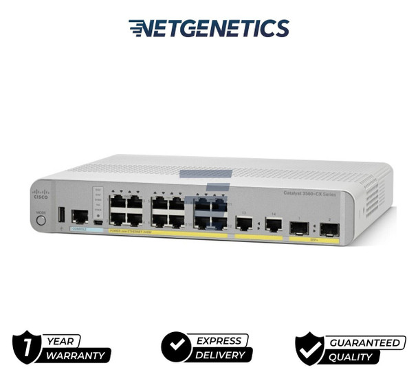 The Cisco Catalyst 3560-CX and 2960-CX Series Compact Switches help optimize network deployments. These Gigabit Ethernet (GbE) managed switches are ideal for high-speed data connectivity, Wi-Fi backhaul, and Power over Ethernet (PoE) connectivity in places where space is at a premium. With a single copper or fiber cable from the wiring closet, Catalyst compact switches enable IP connectivity for devices such as IP phones, wireless access points, surveillance cameras, PCs, and video endpoints.

With their quiet, fan-less design and compact footprint, these switches offer flexible mounting options and open up a variety of network design and connectivity options. Use them in offices, classrooms, hotels, retail stores, and other enterprise and branch locations. The setup allows for shorter cable runs from the compact switches, allowing for flexibility in space redesign and growth as new devices join the network - this eliminating the need for expensive and inflexible cabling infrastructure.