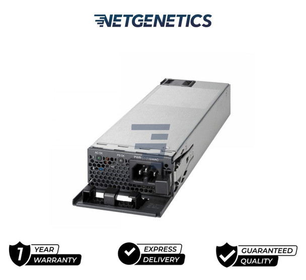 Cisco PWR-C1-715WAC 3850 715W Power Supply – Provide power to your Cisco Catalyst switch efficiently with the Cisco Power Supply. This power adapter is designed as a plug-in module that fits perfectly in compatible Cisco Catalyst 3850 Series switches. It delivers a 715-watt redundant power supply at AC 100-240 V for user convenience and high-performance.