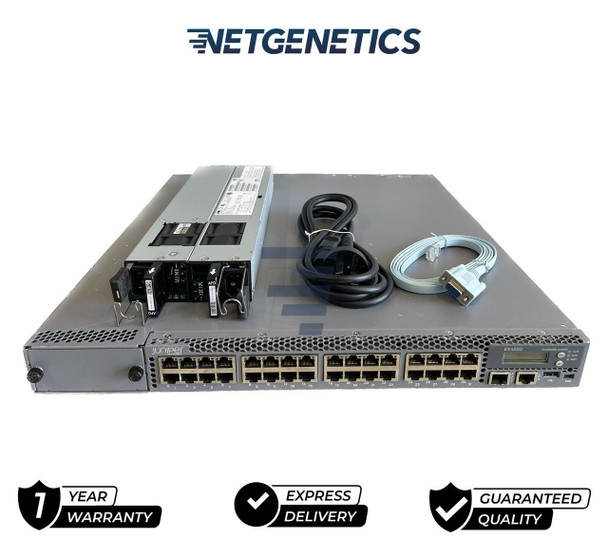 The Juniper EX4550-32T-AFO is a member of the Juniper EX4550 Series of network switches and related products. The Juniper EX4550 Series is a collection of high performance, scalable data center switches designed for top of rack deployments.

Juniper EX4550-32T-AFO, 32-port 100M/1G/10GBASE-T converged switch, 650 W AC PS, port side to PSU side airflow or PSU side to port side airflow.