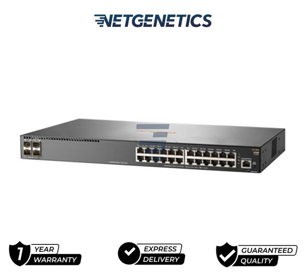 Aruba Switch Series is designed for customer creating digital workplaces optimized for mobile users with an integrated wired and wireless approach. These basic Layer 3 access switches are easy to deploy and manage with advanced security and network management tools like Aruba ClearPass Policy Manager and Aruba AirWave and are ideal for enterprise edge, SMB and branch offices. A powerful Aruba ProVision ASIC delivers performance and value supporting the latest SDN applications with future proof programmability.

This JL255A has 24x 10/100/1000 PoE ports and 4x 1000/10G SFP transceiver slots for high speed connectivity. PoE is supported with a power budget of 370 Watts.