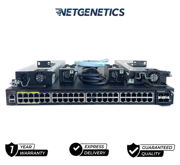 The Brocade ICX 7450 Switch delivers the performance, flexibility, and scalability required for enterprise Gigabit Ethernet (GbE) access deployment. It offers market-leading stacking density with up to 12 switches (576 1 GbE and 48 1/10 GbE ports) per stack and combines chassis-level performance and reliability with the flexibility, cost- effectiveness, and "pay as you grow" scalability of a stackable solution.