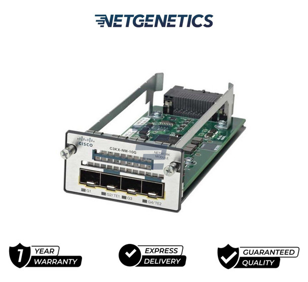 C3KX-NM-10G module fits Cisco Catalyst 3650-X and 3750-X switches, so you can just upgrade modules instead of replacing them when you need higher transmission speeds. Besides, it’s easy to be configured so that network designers can mix and match the type of transceivers with their own port module preferences.