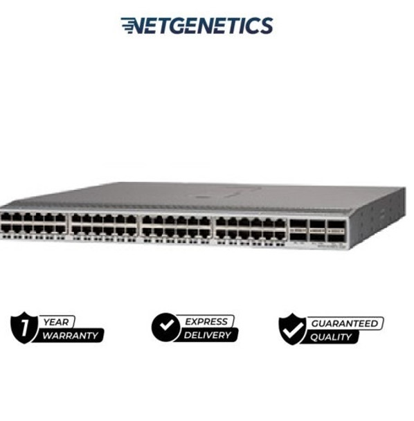 "Explore the N9K-C93108TC-FX3P Cisco Nexus 93108TC-FX3P Ethernet Switch with 48 Ports at NetGenetics.com. Elevate your network performance with this cutting-edge Cisco switch."