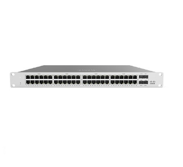 "Discover the Cisco Meraki MS120-48FP-HW Switch: 48x 1GB PoE+ Ports, 4x 1GB SFP Ports - Unclaimed and Ready for Your Network Needs. Explore NetGenetics for Reliable Networking Solutions."