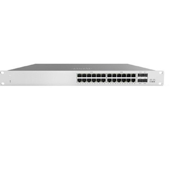 Cisco Meraki MS125-24P-HW Switch - 24x 1GB PoE+ RJ-45 Ports, 4x 10GB SFP+ Ports, Unclaimed. High-performance networking solution for your business needs."