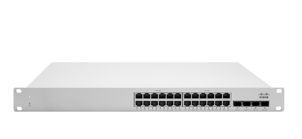 Discover the Cisco Meraki MS250-24P-HW with 24x 1GB PoE RJ-45 ports and 4x 10GB SFP+ ports. Power up your network with high-performance hardware from NetGenetics!