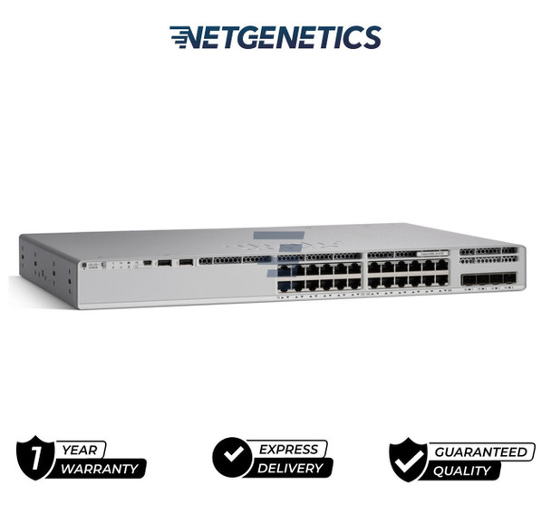 Upgrade your network with the CISCO C9200L-24T-4X-E switch, available at NetGenetics. This high-performance solution offers 24 ports, 4x 10G uplinks, and advanced features for seamless connectivity. Explore reliability and efficiency in one compact package. Shop now at www.netgenetics.com