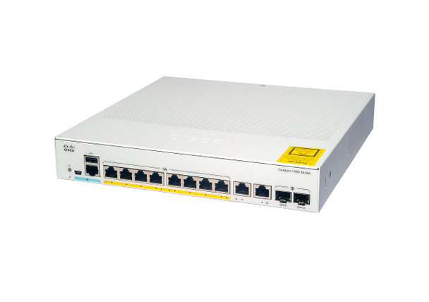 Upgrade your network infrastructure with the NEW Cisco C1000-8FP-E-2G-L Catalyst Switch available at NetGenetics. This powerful switch features 8x 1GB PoE+ RJ-45 ports and 2x 1GB Combo ports, providing versatile connectivity options for your business. Enjoy reliable performance and advanced networking capabilities with Cisco technology. Explore the future of networking at www.netgenetics.com.