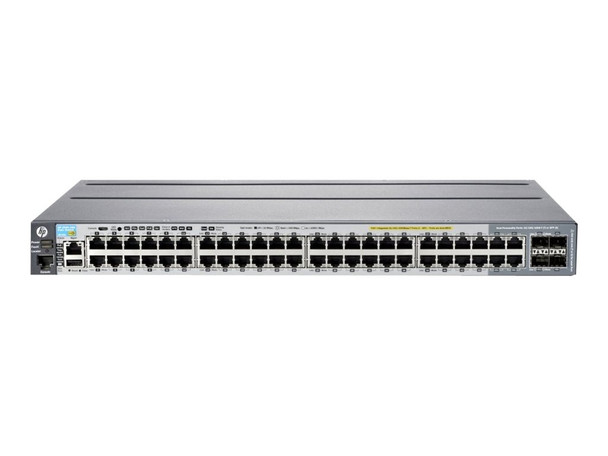 HPE Aruba J9836A 2920-48G-POE+ 44x 1GB PoE+ RJ-45 4x Combo 2x Mod Slot Switch