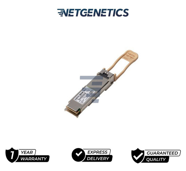 The Cisco QSFP-100G-SR4-S Compatible QSFP28 Optical Transceiver Module is designed for use in 100GBASE Ethernet throughput up to 100m over OM4 multimode fiber (MMF) using a wavelength of 850nm via a MTP/MPO-12 connector. This transceiver is compliant with IEEE 802.3bm 100GBASE-SR4 and CAUI-4 standard. Digital diagnostics functions are also available via the I2C interface, as specified by the QSFP28 MSA, to allow access to real-time operating parameters. With these features, this easy to install, hot swappable transceiver is suitable to be used in various applications, such as data centers, high-performance computing networks, enterprise core and distribution layer applications.
