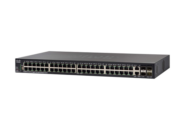 Cisco SG350X-48P-K9-NA 48x 1GB PoE+ RJ-45 2x 10GB Combo Switch