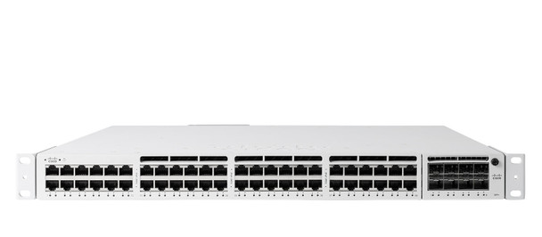NEW Cisco Meraki MS390-48P-HW 48x 1GB PoE+ RJ-45 1x Module Slot Unclaimed Switch
