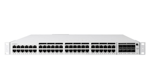 Cisco Meraki MS390-48P-HW 48x 1GB PoE+ RJ-45 1x Module Slot Unclaimed Switch