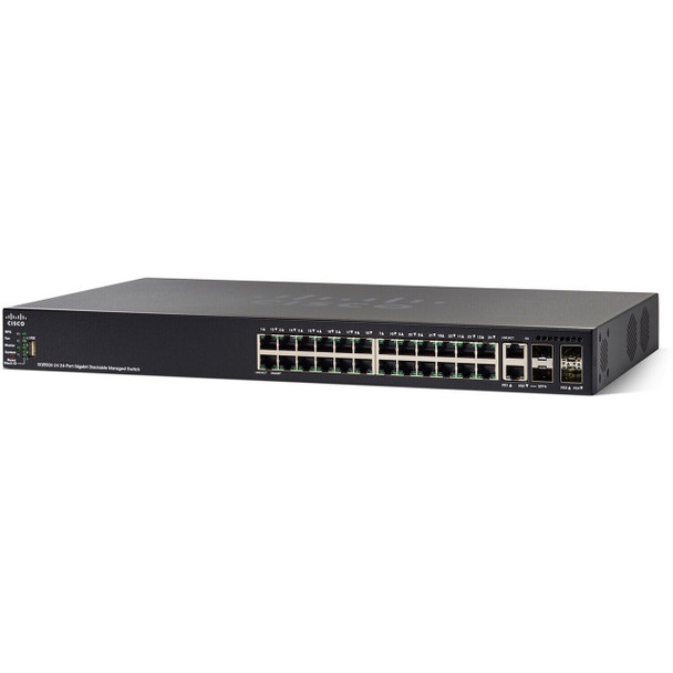 Cisco SG550X-24-K9-NA 24x 1GB RJ-45 2x 10GB Combo 2x 10GB SFP+ Switch