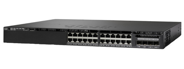 Cisco WS-C3650-48FS-S 48x 1GB PoE+ RJ-45 4x 1GB SFP Switch