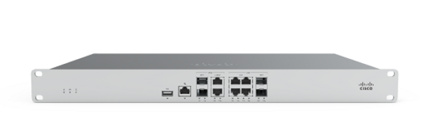 Cisco Meraki MX105-HW 3 Gbps 4x 1GB RJ-45 4x 10GB SFP+ Unclaimed Firewall