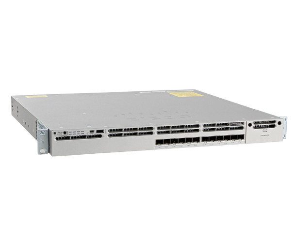 The Catalyst WS-C3850-12XS-E is part of the Cisco Catalyst 3850 Series Switches are the next generation of enterprise-class, stackable, access layer switches. They provide full convergence between wired and wireless networks on a single platform. This convergence is built on the resilience of the 480 Gbps Cisco StackWise and Cisco StackPower technologies.

The Cisco® Catalyst® 3850 Series is the next generation of enterprise-class stackable access-layer switches that provide full convergence between wired and wireless on a single platform. Cisco’s new Unified Access Data Plane (UADP) application- specific integrated circuit (ASIC) powers the switch and enables uniform wired-wireless policy enforcement, application visibility, flexibility and application optimization. This convergence is built on the resilience of the new and improved Cisco StackWise-480. The Cisco Catalyst 3850 Series Switches support full IEEE 802.3at Power over Ethernet Plus (PoE+), modular and field-replaceable network modules, redundant fans and power supplies.With speeds that reach 10Gbps, the Cisco Catalyst 3850 Multigigabit Ethernet Switches support current and next-generation wireless speeds and standards (including 802.11ac Wave 2) on existing cabling infrastructure.