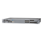 The ACX2200 Universal Metro Router is a compact, Ethernet-only, environmentally hardened router with fanless passive cooling. It has a fixed-port configuration that includes four copper 10/100/1000-Mbps interfaces, four combination copper/fiber GbE ports, two GbE SFP ports, and two 10 GbE SFP+ ports, making it ideal for IP-RAN deployments. A built-in service engine makes the ACX2200 fully customizable and future-proofed for LTE-Advanced and 5G requirements. The scalability and reliability of the ACX2200 improves customer satisfaction while lowering the total cost of operating, maintaining, and updating the network infrastructure for service providers and enterprises.
