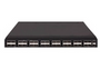 The HPE FlexFabric 5950 32QSFP28 Switch (Model: JH321A) is a high-performance, low-latency data center switch designed to meet the demands of modern enterprise networks. Below are its key specifications:

Hardware Specifications:

Ports:
32 x 100 Gigabit Ethernet QSFP28 ports
2 x 1 Gigabit Ethernet RJ-45 management ports
1 x USB 2.0 port
Switching Capacity: 3.2 Tbps
Forwarding Rate: Up to 3,169 Mpps
Latency: Less than 1 microsecond
MAC Address Table Size: 136,000 entries
Dimensions (H x W x D): 4.36 x 44.00 x 54.00 cm (1.72 x 17.32 x 25.98 inches)
Weight: Approximately 17 kg (37.48 lbs)
Power and Cooling:

Power Supply Options: Compatible with JC680A power supplies
Redundancy: Supports redundant, hot-swappable power supplies and fan trays
Airflow: Reversible airflow design for flexible data center cooling configurations
Performance Features:

High-Density Connectivity: Provides up to 32x100GbE connections, suitable for spine-and-leaf architectures in data centers
Low Latency: Optimized for high-performance computing and storage environments with cut-through switching architecture
Advanced Layer 2 and Layer 3 Features: Supports a comprehensive set of protocols, including VLANs, Spanning Tree Protocols, and routing protocols like OSPF and BGP
Data Center Bridging (DCB): Includes support for IEEE 802.1Qbb Priority Flow Control, Data Center Bridging Exchange (DCBX), and Enhanced Transmission Selection (ETS)
VXLAN Support: Hardware support for VXLAN Layer 2 gateway functionality, enabling network virtualization
Management and Monitoring:

Command-Line Interface (CLI): Full-featured console for comprehensive switch management
SNMP Support: Compatible with SNMP v1, v2c, and v3 for centralized monitoring
sFlow: Provides wire-speed traffic accounting and monitoring
Out-of-Band Management: Dedicated management ports to separate management traffic from user data
Resiliency and High Availability:

Intelligent Resilient Fabric (IRF) Technology: Allows grouping of up to ten switches into a single logical device for simplified management and enhanced resiliency
Rapid Convergence: Supports protocols like IEEE 802.1w Rapid Spanning Tree Protocol and Bidirectional Forwarding Detection (BFD) for fast failure detection and recovery The HPE FlexFabric 5950 32QSFP28 Switch (Model: JH321A) is a high-performance, low-latency data center switch designed to meet the demands of modern enterprise networks. Below are its key specifications:

Hardware Specifications:

Ports:
32 x 100 Gigabit Ethernet QSFP28 ports
2 x 1 Gigabit Ethernet RJ-45 management ports
1 x USB 2.0 port
Switching Capacity: 3.2 Tbps
Forwarding Rate: Up to 3,169 Mpps
Latency: Less than 1 microsecond
MAC Address Table Size: 136,000 entries
Dimensions (H x W x D): 4.36 x 44.00 x 54.00 cm (1.72 x 17.32 x 25.98 inches)
Weight: Approximately 17 kg (37.48 lbs)
Power and Cooling:

Power Supply Options: Compatible with JC680A power supplies
Redundancy: Supports redundant, hot-swappable power supplies and fan trays
Airflow: Reversible airflow design for flexible data center cooling configurations
Performance Features:

High-Density Connectivity: Provides up to 32x100GbE connections, suitable for spine-and-leaf architectures in data centers
Low Latency: Optimized for high-performance computing and storage environments with cut-through switching architecture
Advanced Layer 2 and Layer 3 Features: Supports a comprehensive set of protocols, including VLANs, Spanning Tree Protocols, and routing protocols like OSPF and BGP
Data Center Bridging (DCB): Includes support for IEEE 802.1Qbb Priority Flow Control, Data Center Bridging Exchange (DCBX), and Enhanced Transmission Selection (ETS)
VXLAN Support: Hardware support for VXLAN Layer 2 gateway functionality, enabling network virtualization
Management and Monitoring:

Command-Line Interface (CLI): Full-featured console for comprehensive switch management
SNMP Support: Compatible with SNMP v1, v2c, and v3 for centralized monitoring
sFlow: Provides wire-speed traffic accounting and monitoring
Out-of-Band Management: Dedicated management ports to separate management traffic from user data
Resiliency and High Availability:

Intelligent Resilient Fabric (IRF) Technology: Allows grouping of up to ten switches into a single logical device for simplified management and enhanced resiliency
Rapid Convergence: Supports protocols like IEEE 802.1w Rapid Spanning Tree Protocol and Bidirectional Forwarding Detection (BFD) for fast failure detection and recovery